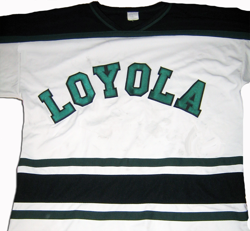 Loyola women's hockey jersey