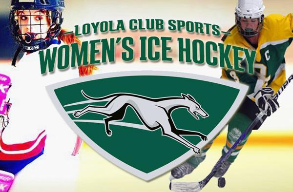 The founders of Loyola women's hockey, Taylor Hadley and Amanda Ghysel