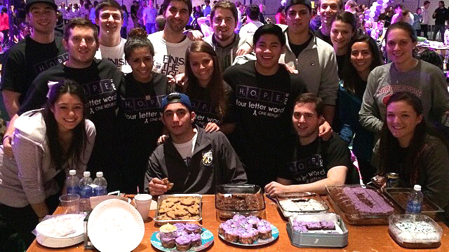  Team Go Hounds Go selling baked goods at the 2014 Relay for Life event