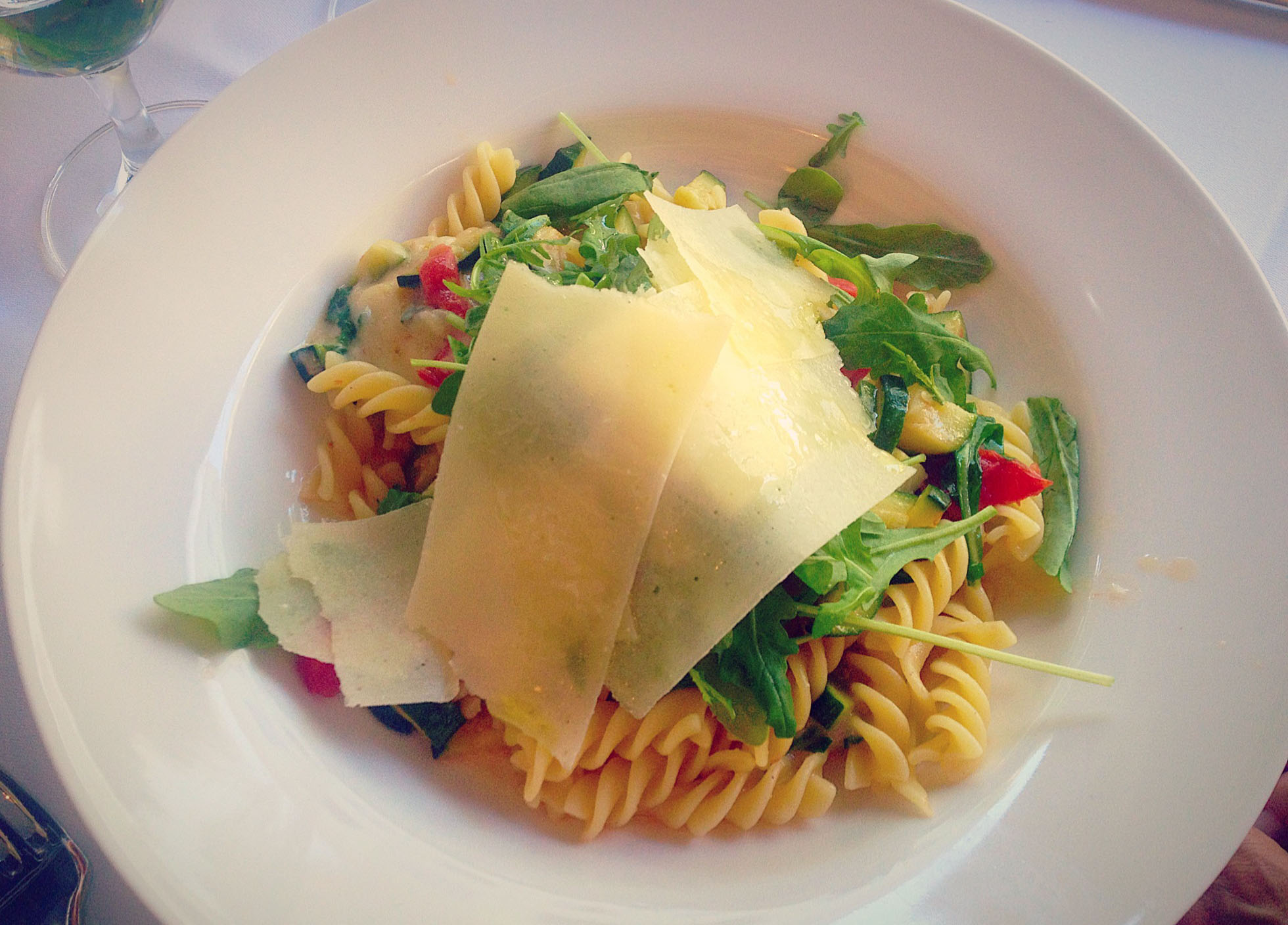 Pasta with Vegetables and Cheese