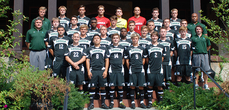 A Picture of the Loyola Mens Soccer Team